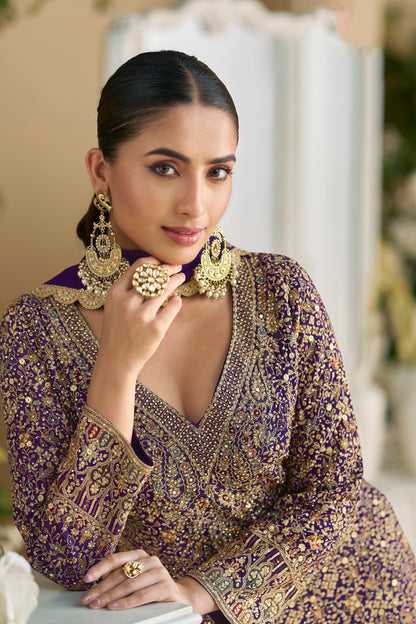 Designer Embroidered Party Wear Salwar Kameez Dupatta Set Ethnic Bridal Outfit Canada