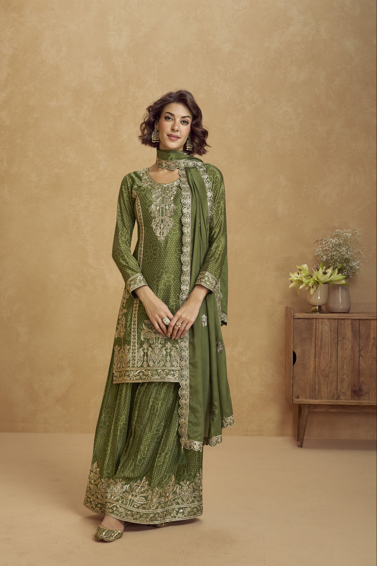 Trendy Designer Wedding Palazzo