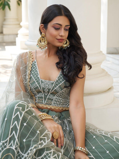 "Desi lehengas for American celebrations." 