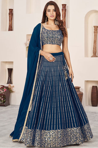 "Desi lehengas for American celebrations." 
