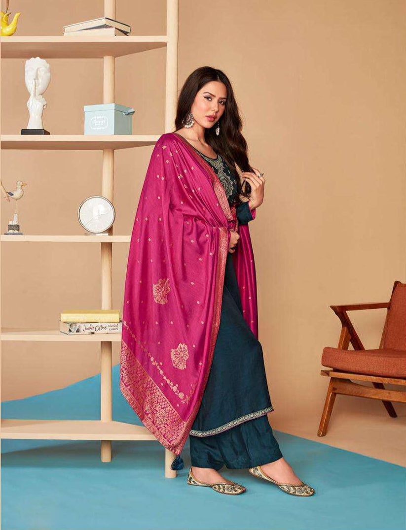 indian salwar suit for wedding event styling