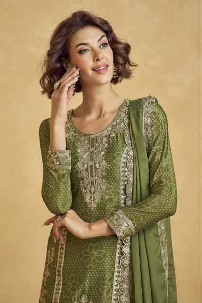 Embroidered Wedding Style Paalzzo Suit 