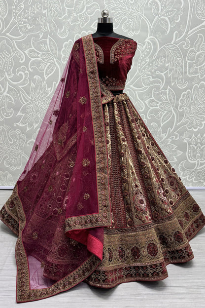 Indian Wedding Bridal Design Sequins Diamond work Heavy Lehenga Choli