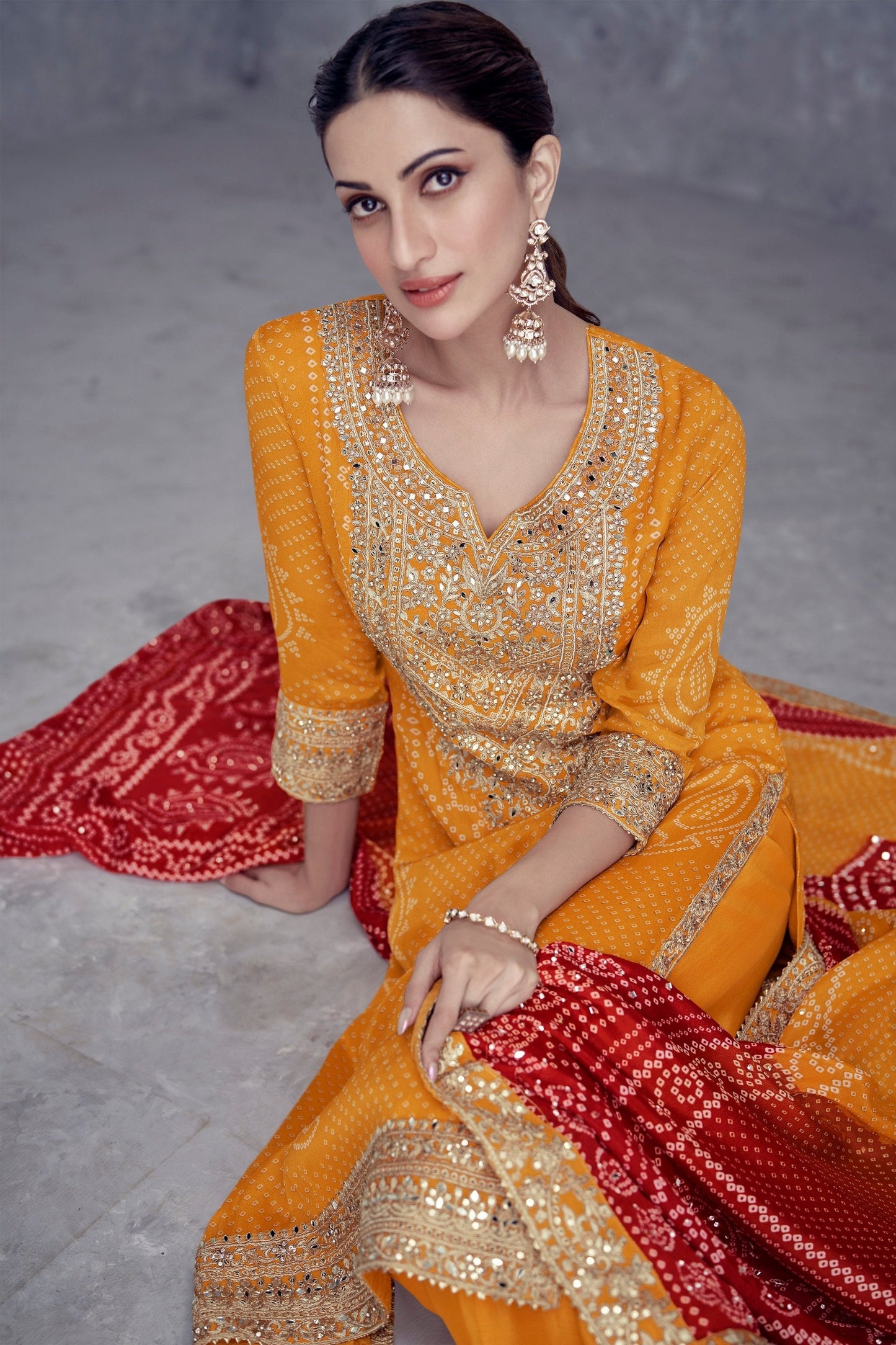 Heavy Embroidered Design Wedding Special Outfit 
