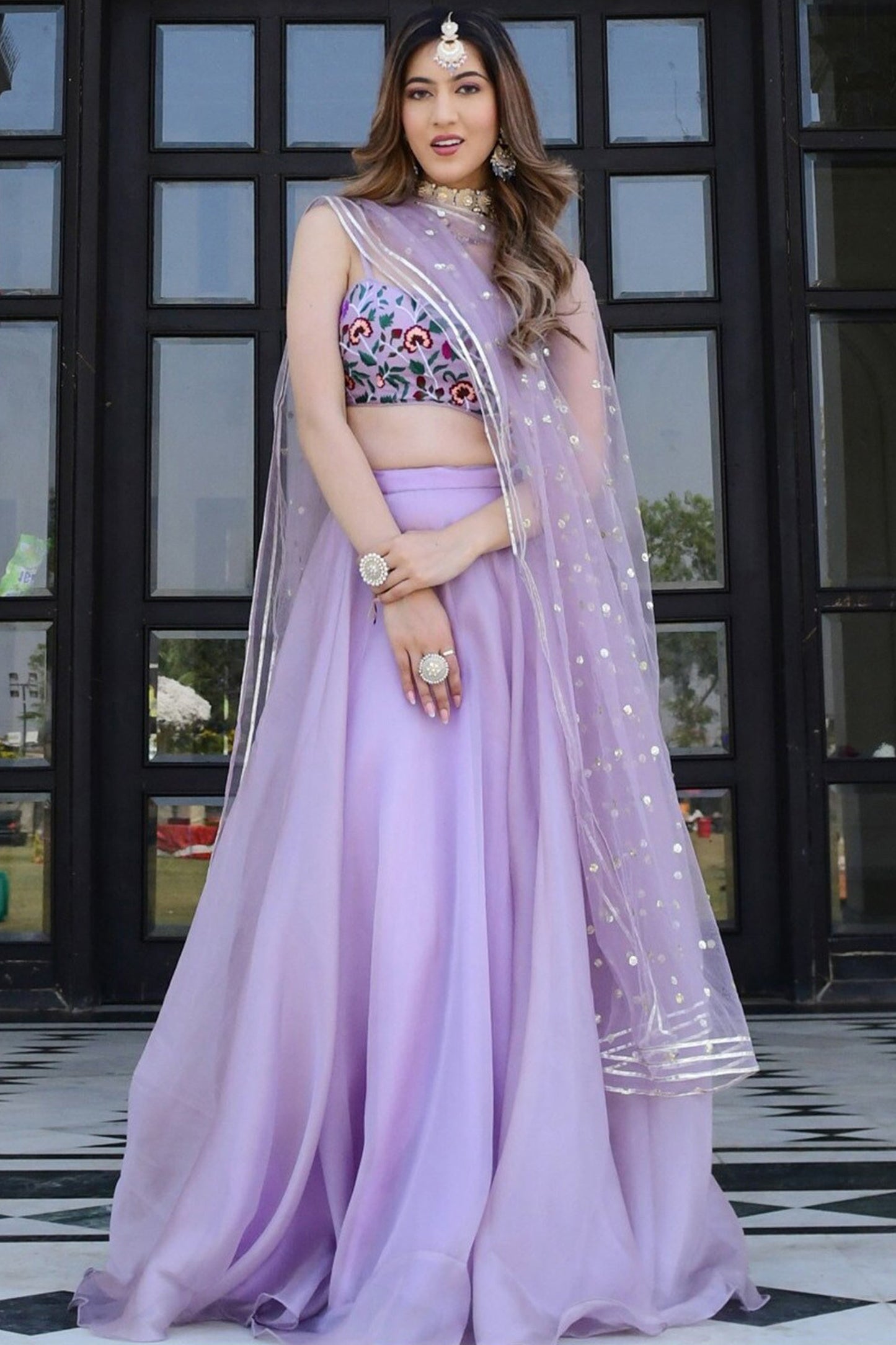"Celebrate Indian roots in the U.S. with our lehengas." 