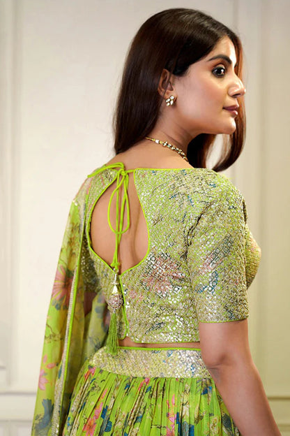 "Desi lehengas for American celebrations." 
