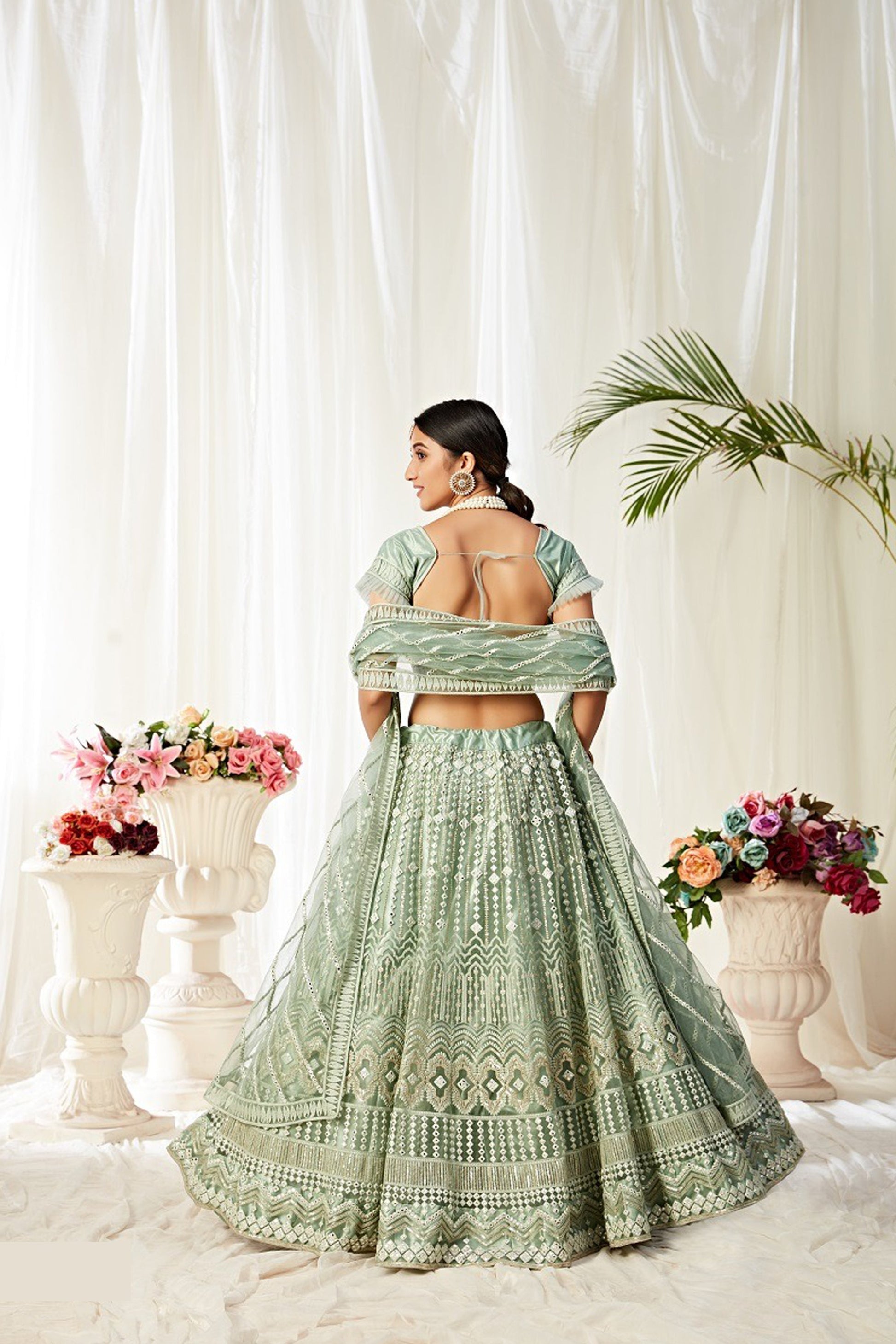 "Lehengas designed for Indian culture in the USA." 