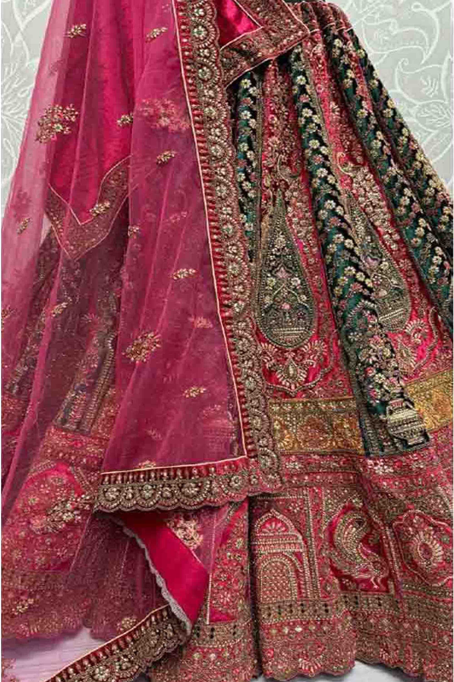 "Perfect lehengas for Diwali, Navratri, and more in the USA."