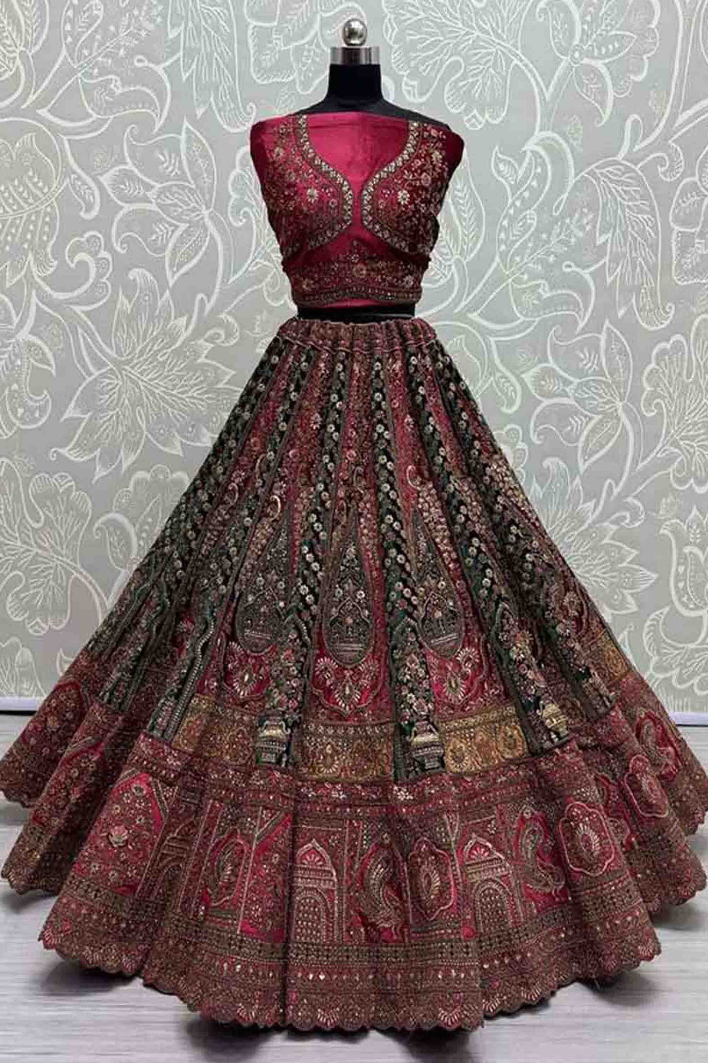 "Perfect lehengas for Diwali, Navratri, and more in the USA."