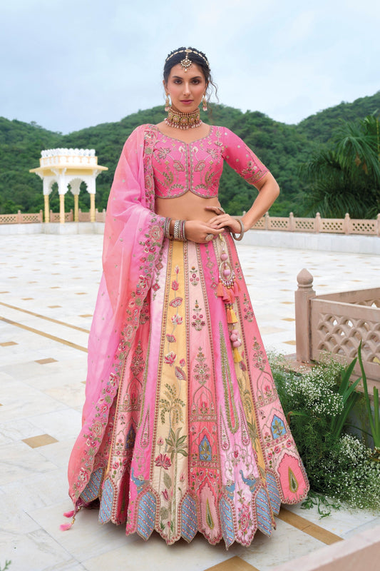 "Desi lehengas for American celebrations." 