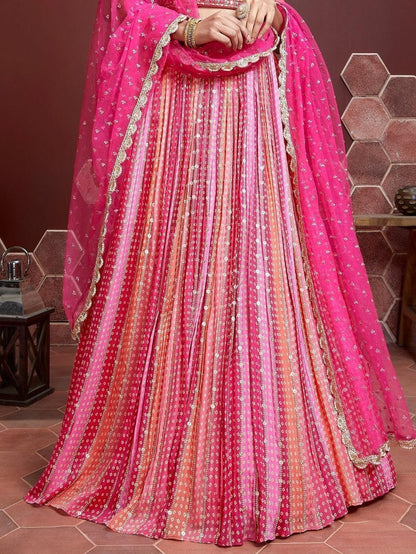 "Gorgeous lehengas for Indian events in the U.S." 