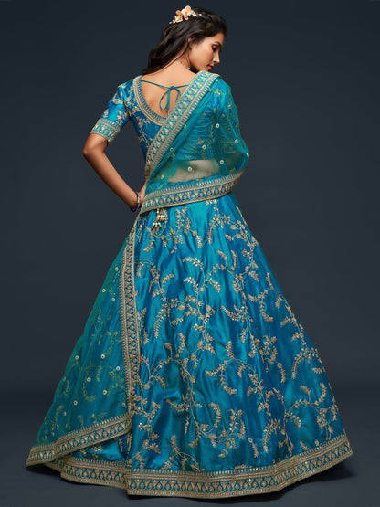 "Celebrate traditions in the USA with our lehengas."