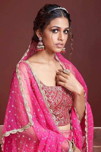 "Gorgeous lehengas for Indian events in the U.S." 