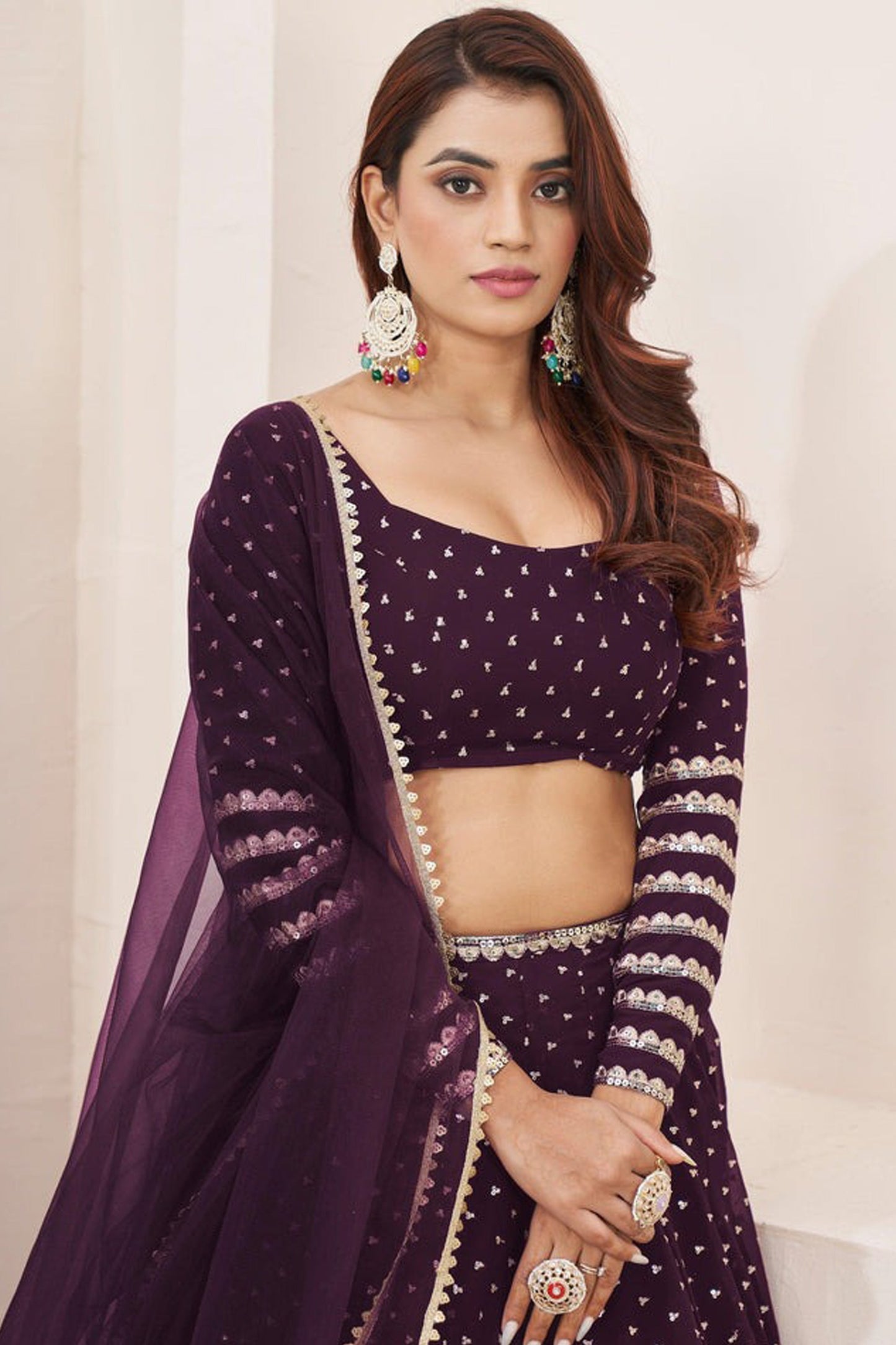 "Lehengas to light up any cultural event in the USA." 