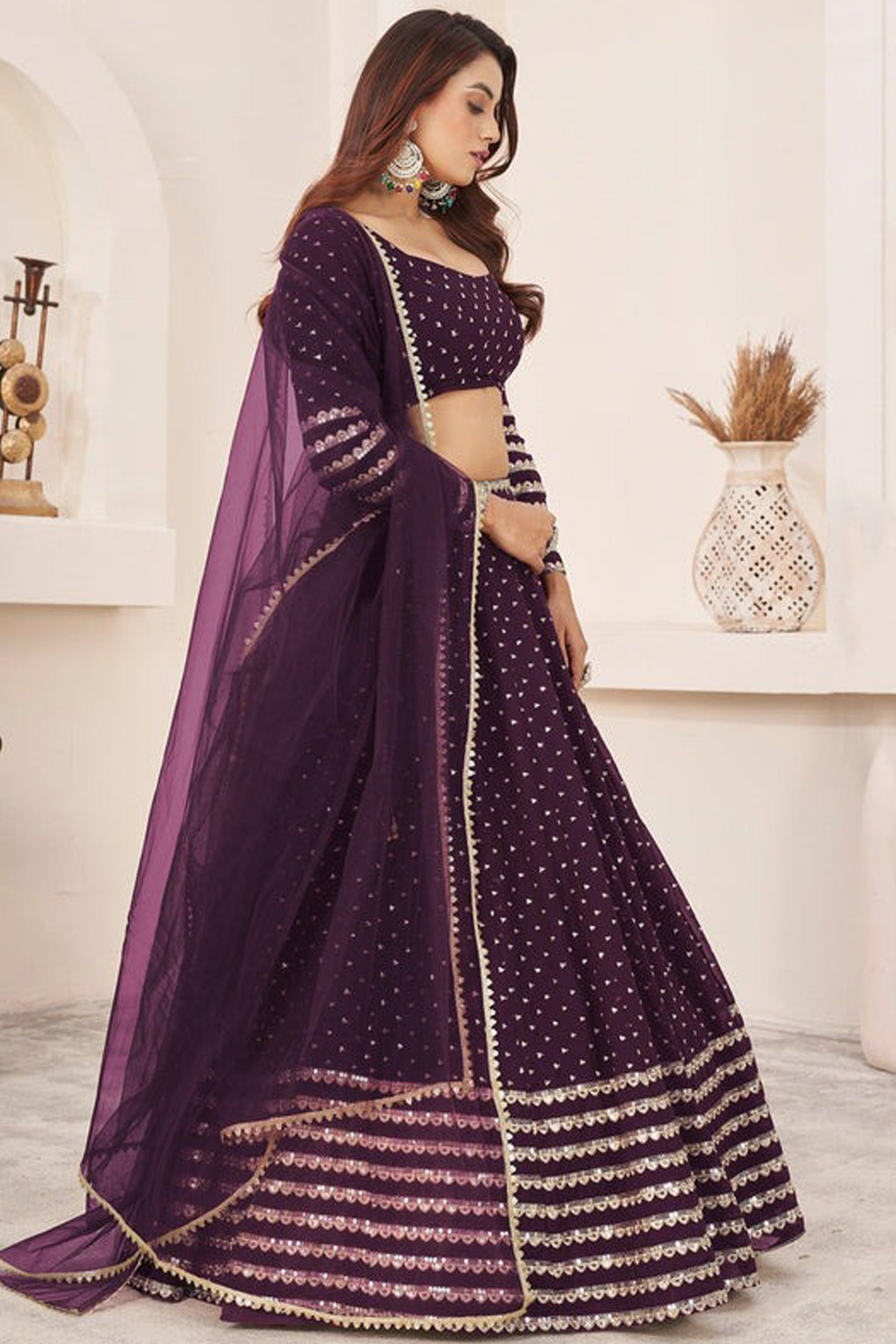 "Lehengas to light up any cultural event in the USA." 