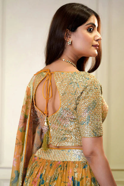 Celebrate Indian roots in the U.S. with our lehengas. 