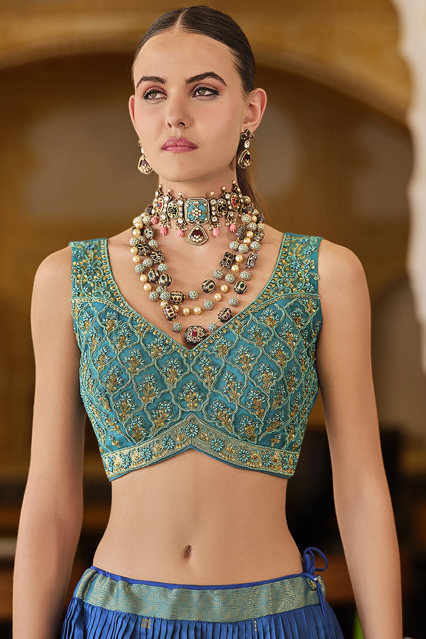 "Lehengas to light up any cultural event in the USA." 