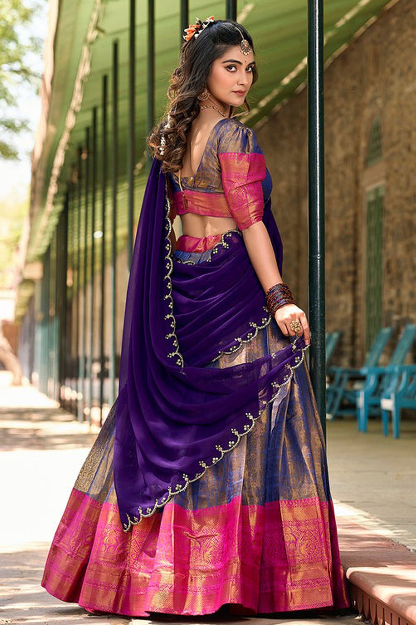"Navratri lehengas shipped across the U.S." 
