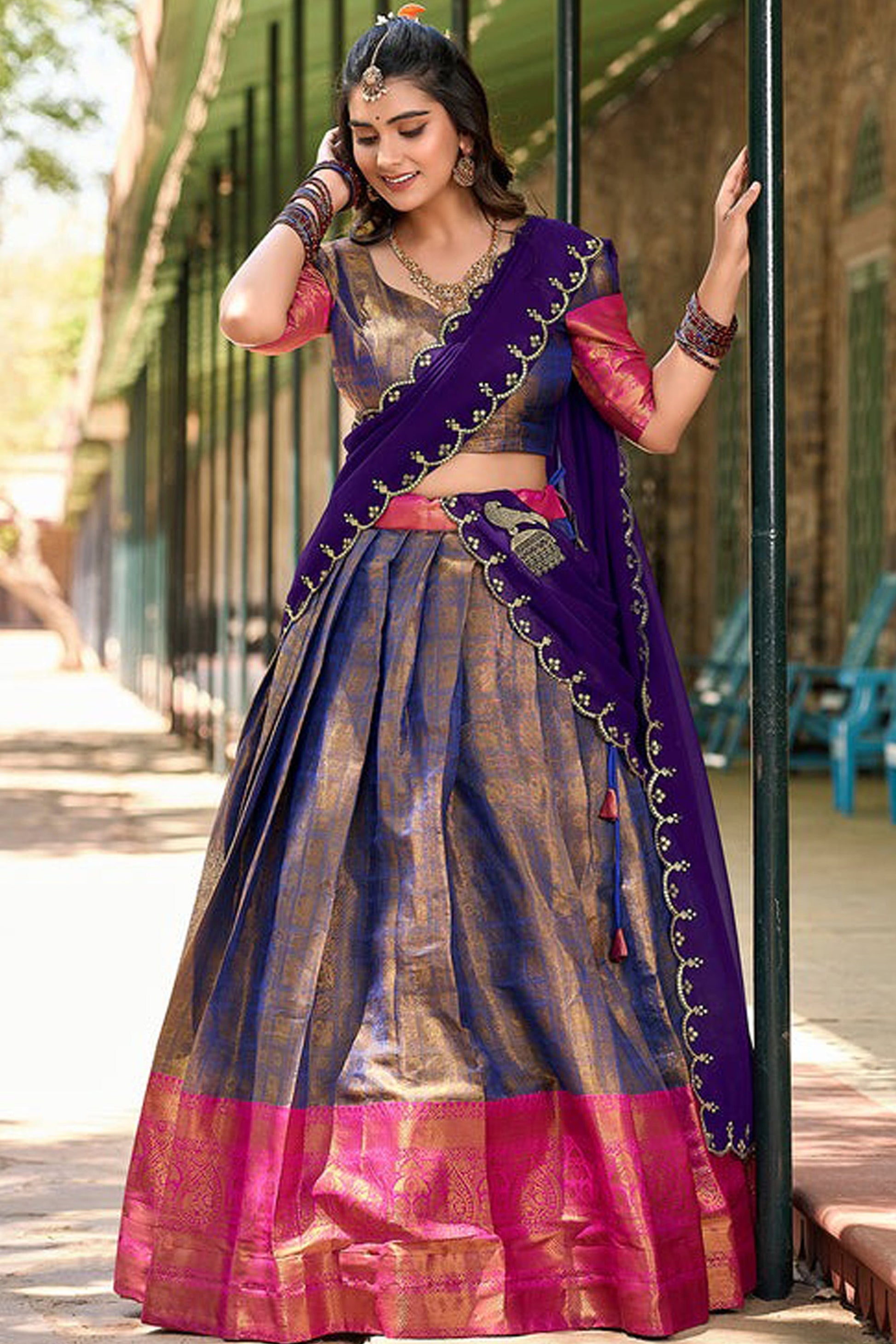 "Navratri lehengas shipped across the U.S." 