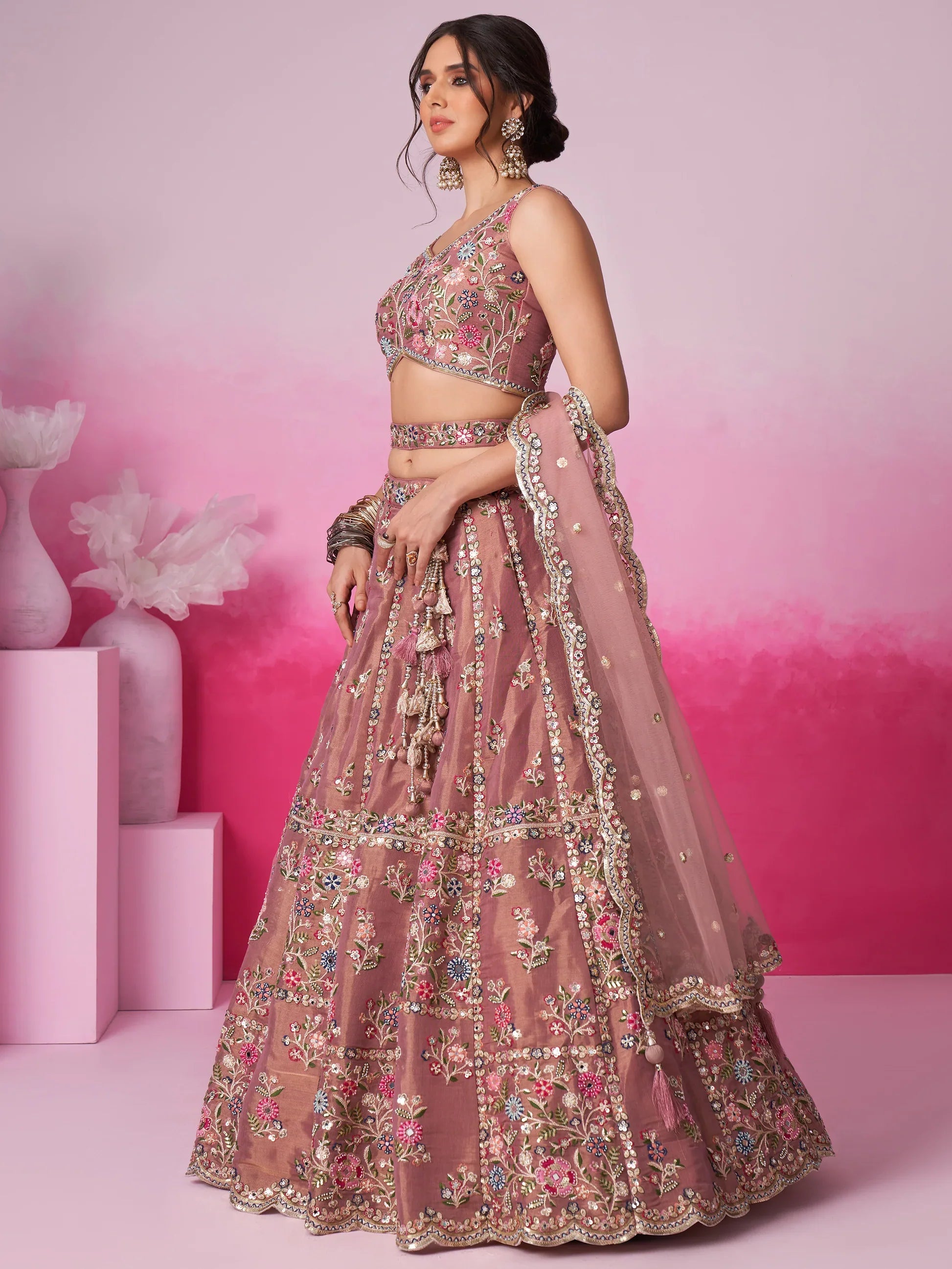 "Lehengas for Indian weddings in the USA." 