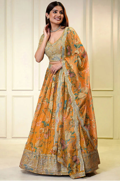 Celebrate Indian roots in the U.S. with our lehengas. 