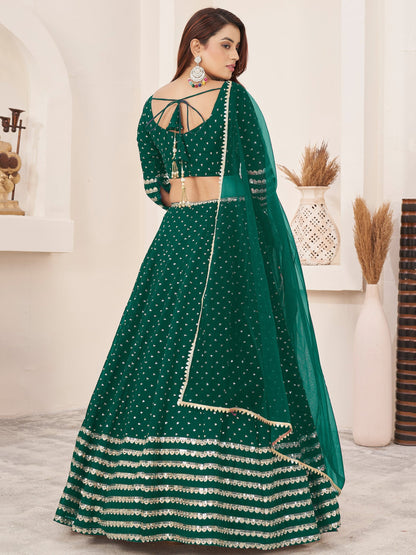 "Gorgeous lehengas for Indian events in the U.S." 