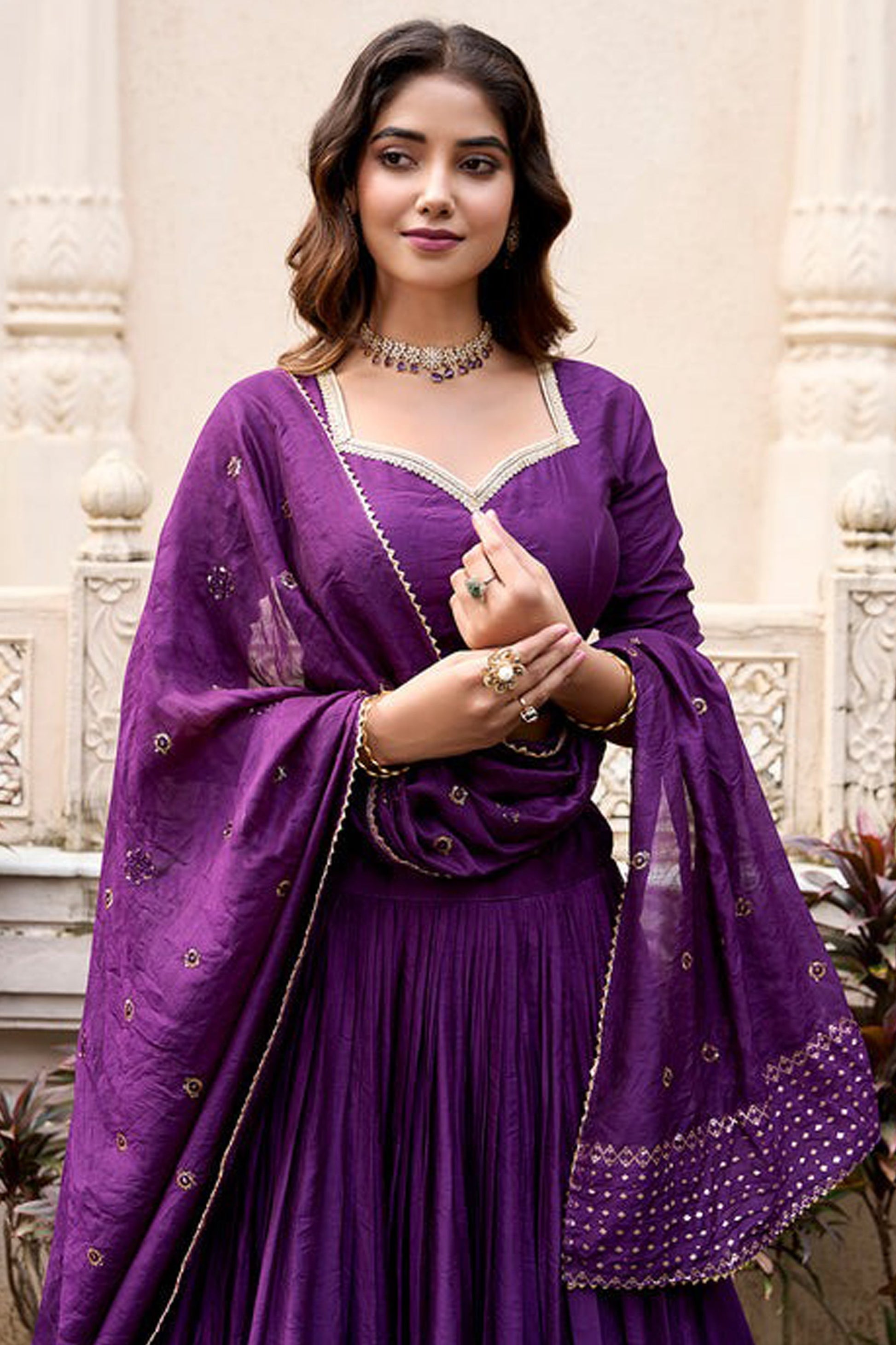 "Desi lehengas for American celebrations." 