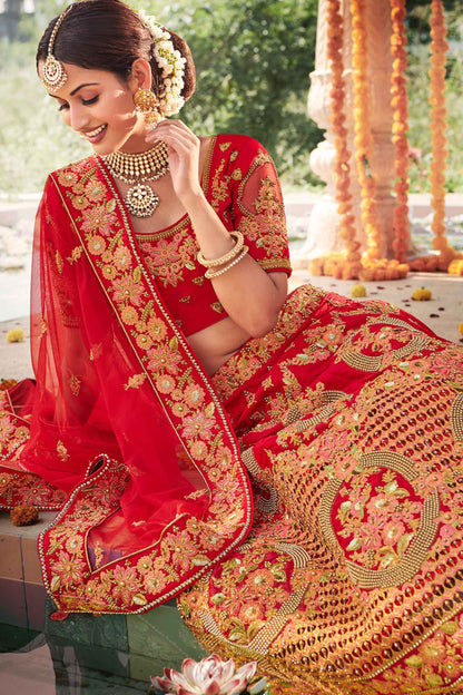 "Gorgeous lehengas for Indian events in the U.S." 