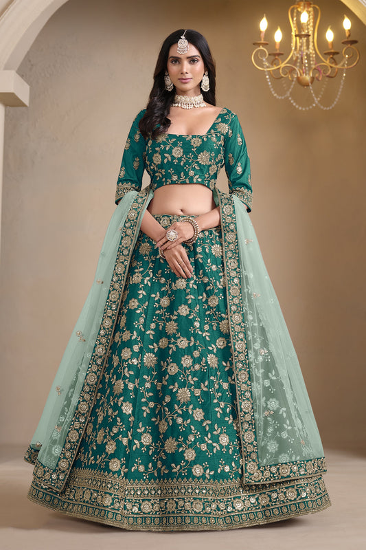 "Gorgeous lehengas for Indian events in the U.S." 