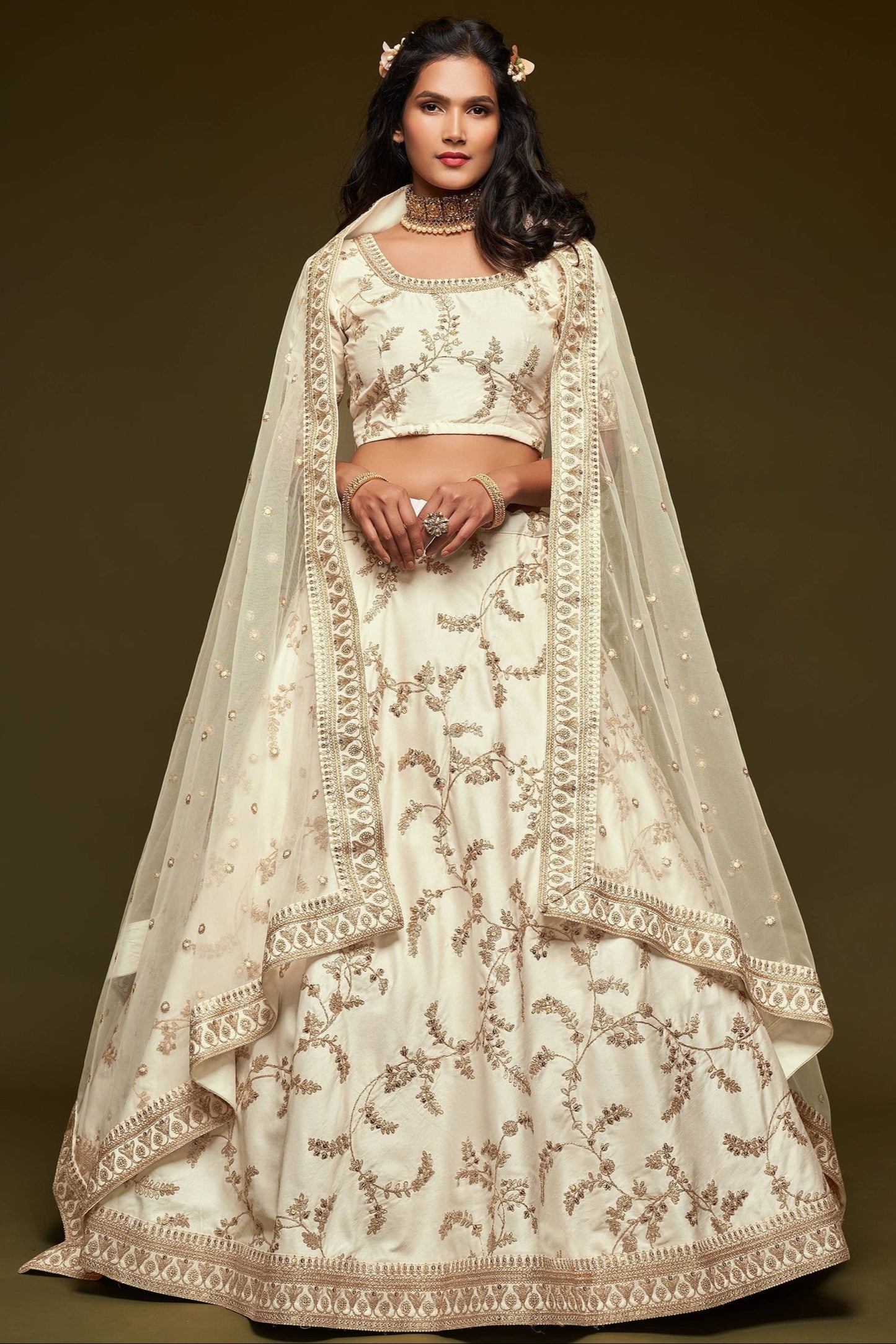 "Celebrate Diwali in style with our USA lehengas."