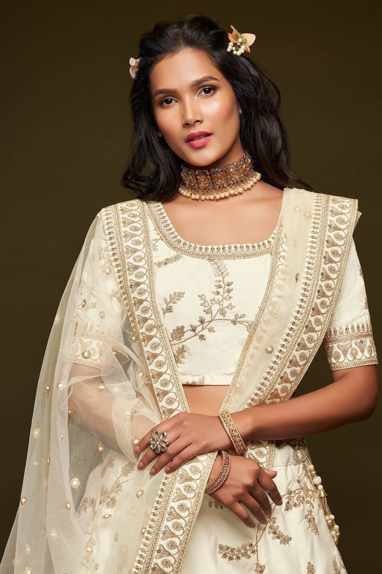 "Celebrate Diwali in style with our USA lehengas."