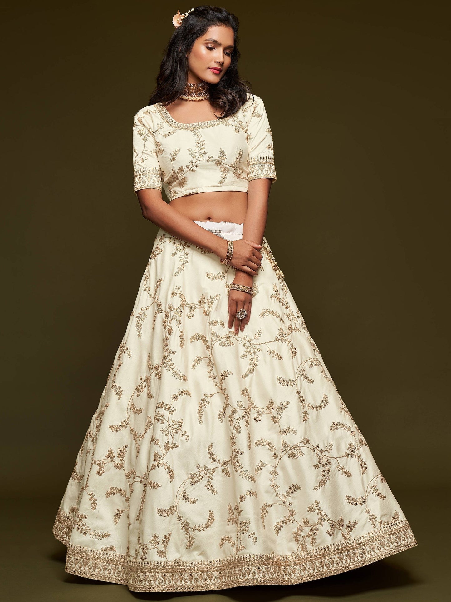 "Celebrate Diwali in style with our USA lehengas."