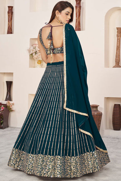 "Lehengas designed for Indian culture in the USA." 