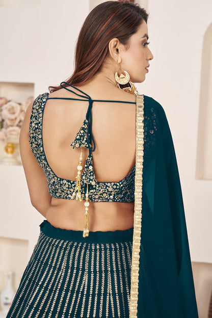 "Lehengas designed for Indian culture in the USA." 