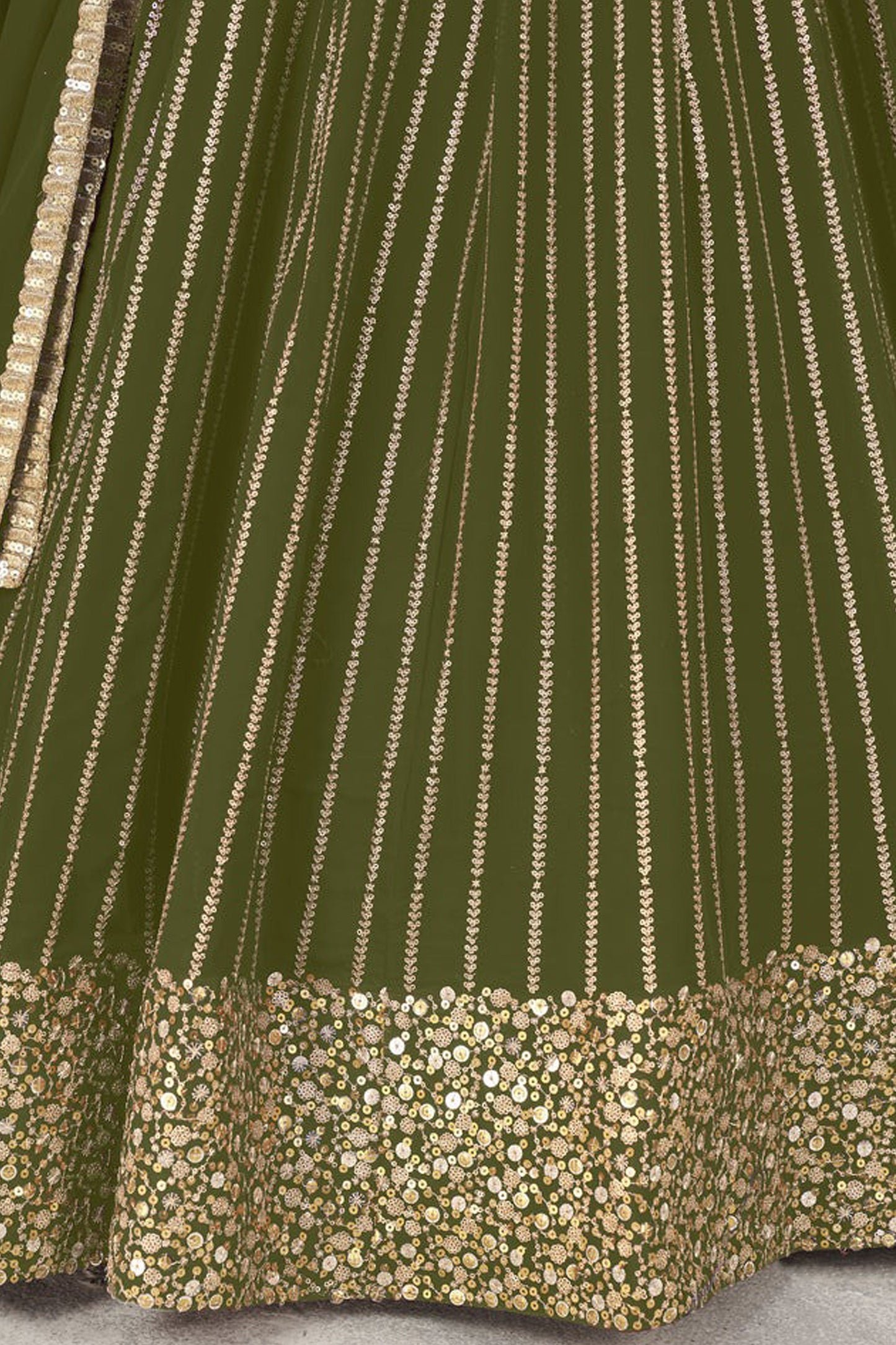 "Celebrate Indian roots in the U.S. with our lehengas." 