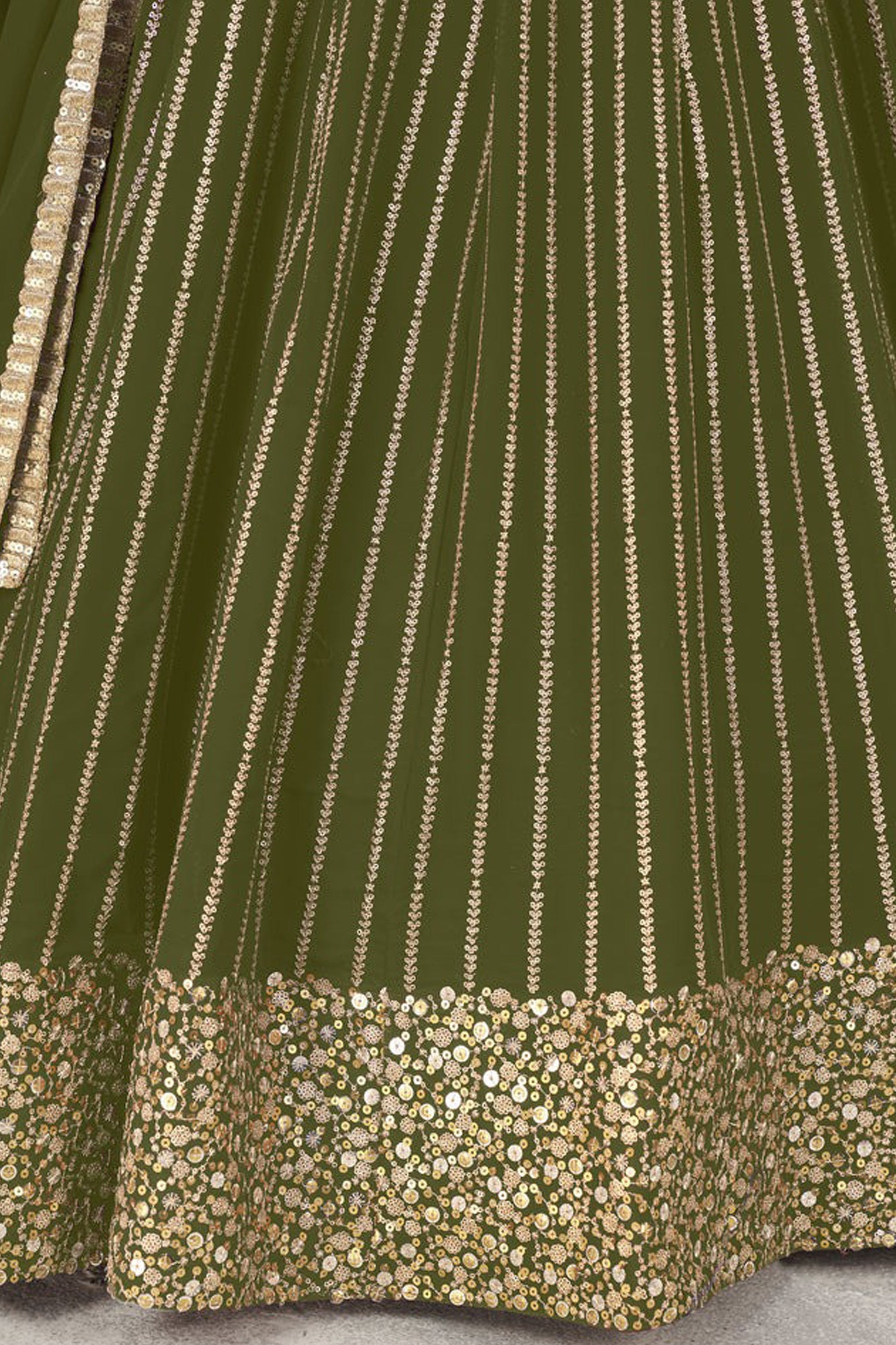 "Celebrate Indian roots in the U.S. with our lehengas." 