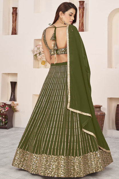 "Celebrate Indian roots in the U.S. with our lehengas." 