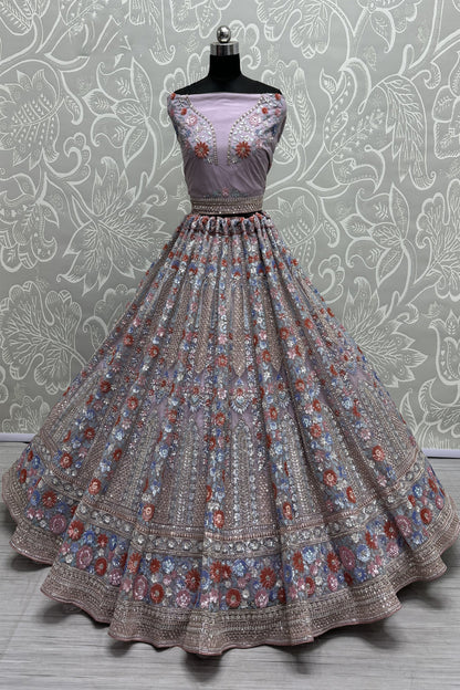 "Lehengas made for Indian functions across the USA."

