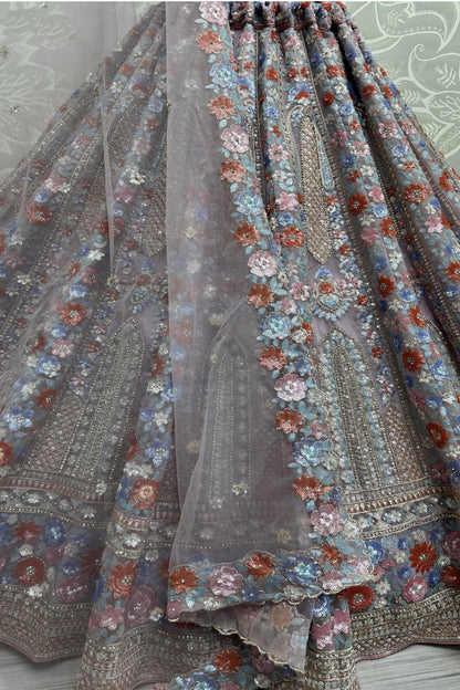 "Lehengas made for Indian functions across the USA."
