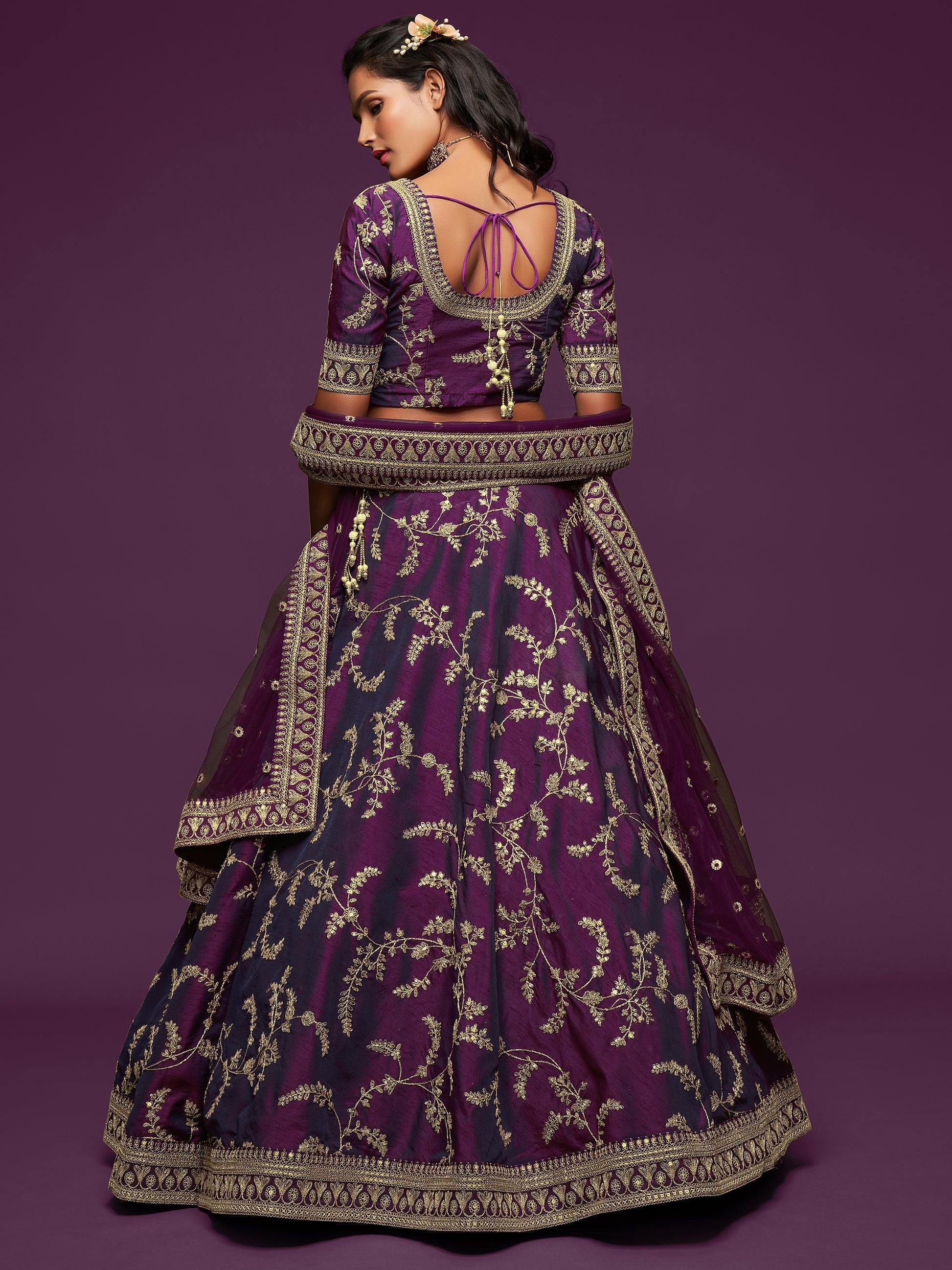 "Cultural charm meets style—lehenga looks in the USA."