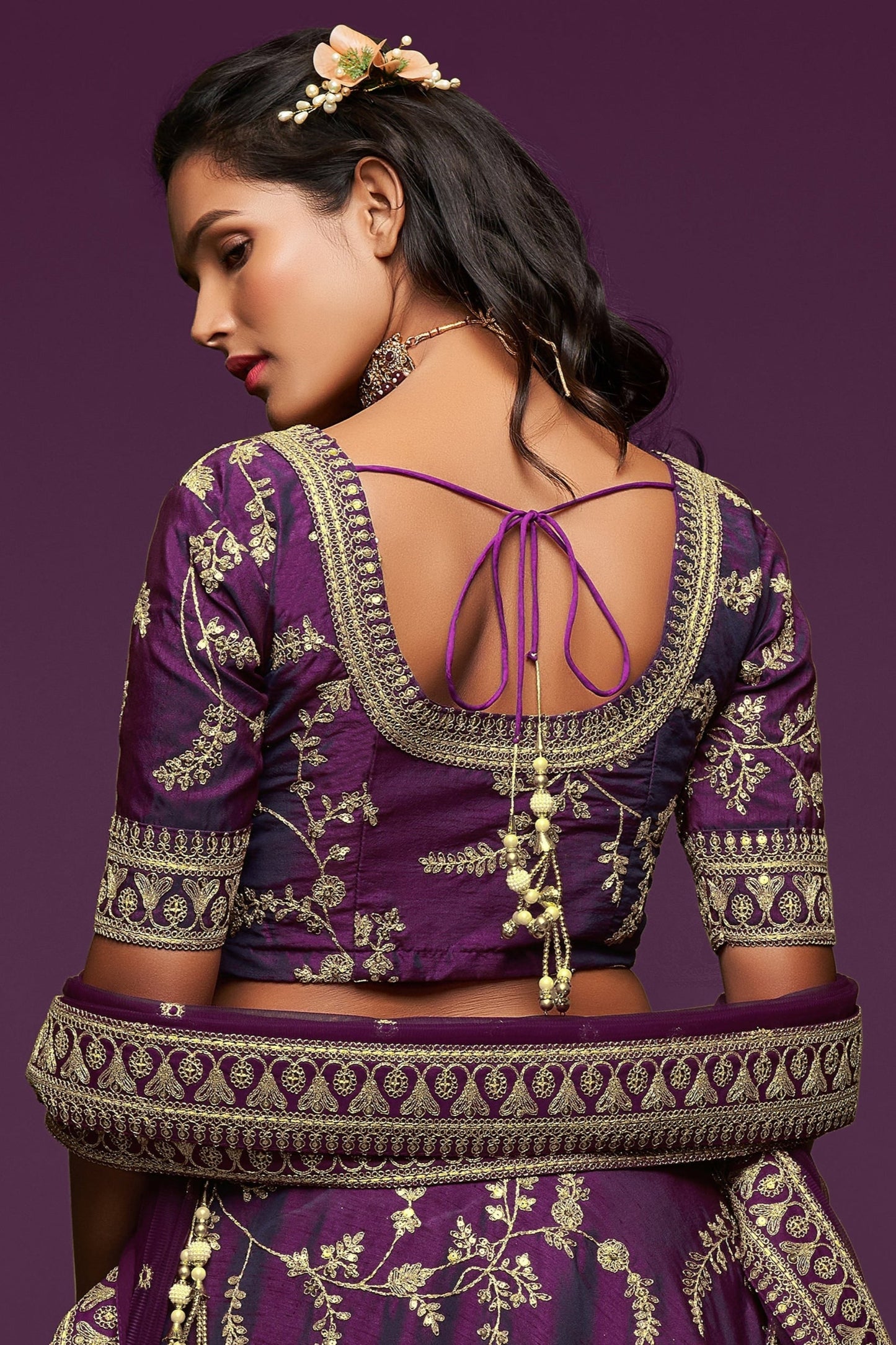 "Cultural charm meets style—lehenga looks in the USA."