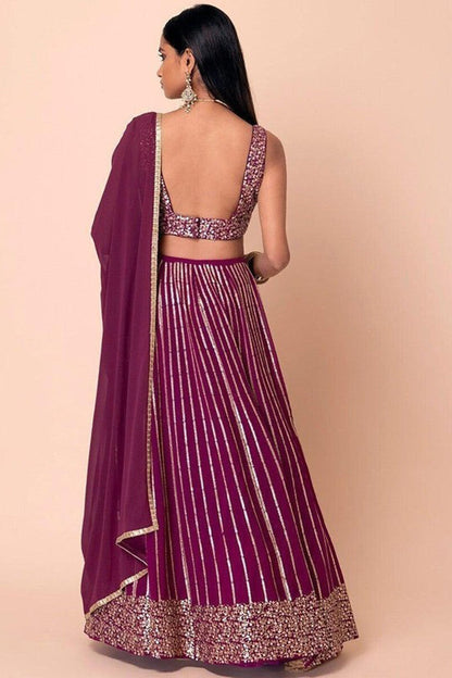 "Lehengas designed for Indian culture in the USA." 
