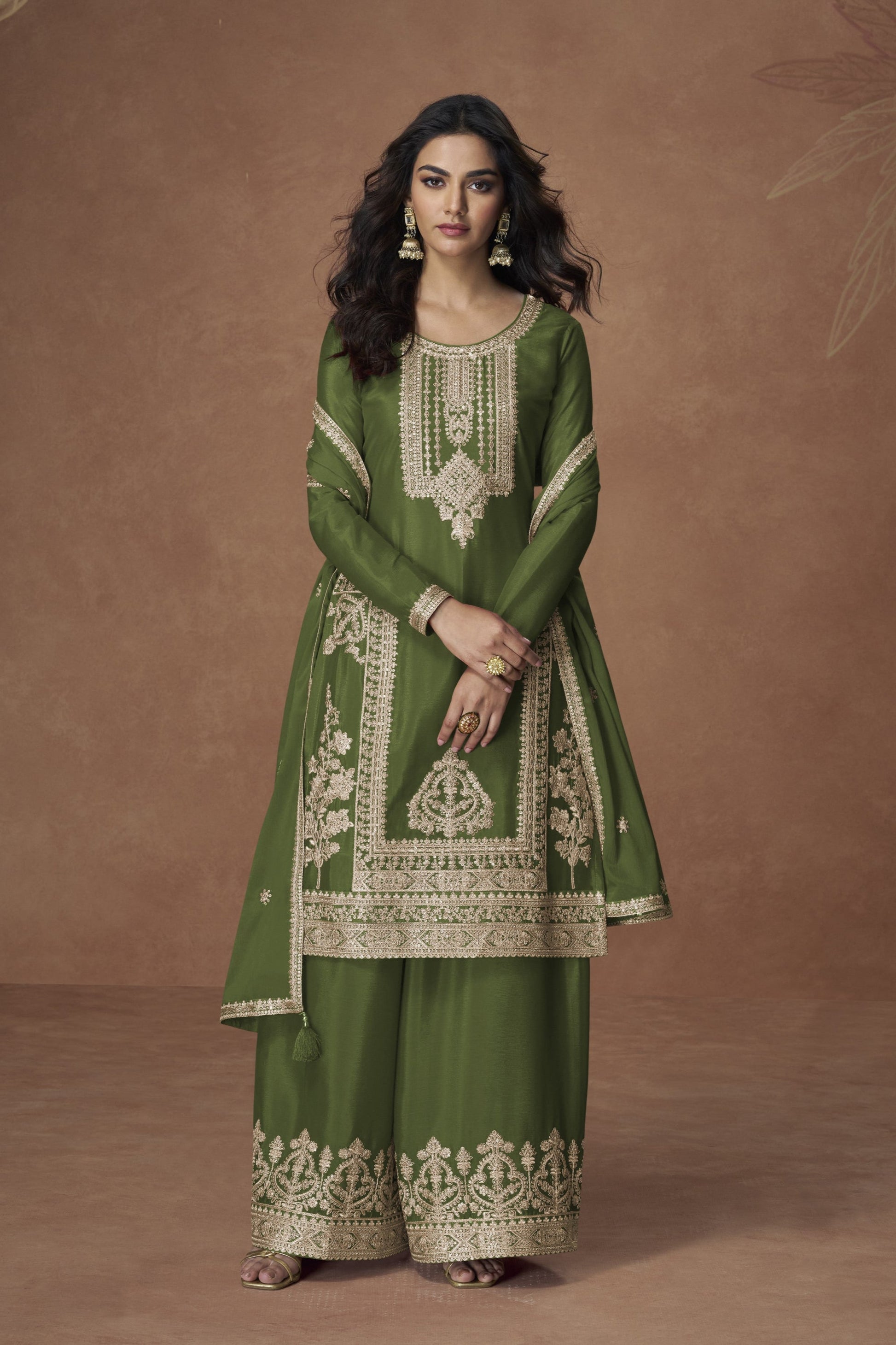 Traditional Designer Indian Wedding Outfit 