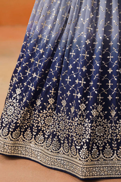 Sangeet-Ready Lehenga in Champagne Gold