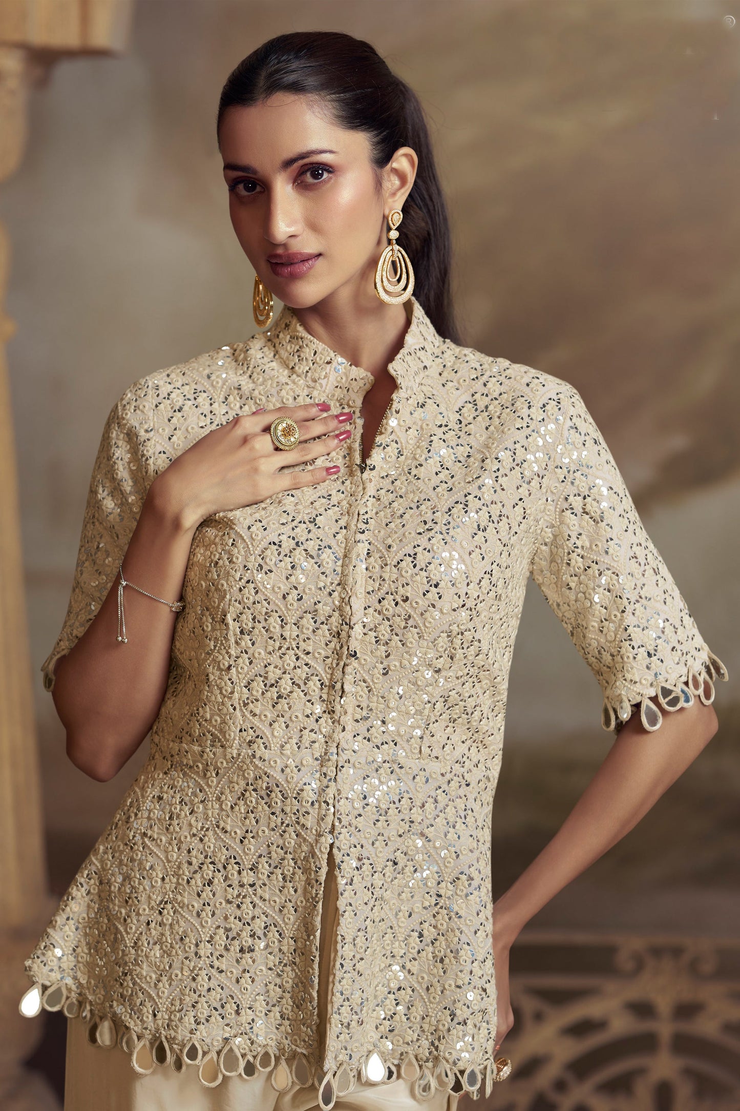 Traditional Indian Palazzo Dress for Diwali Wear