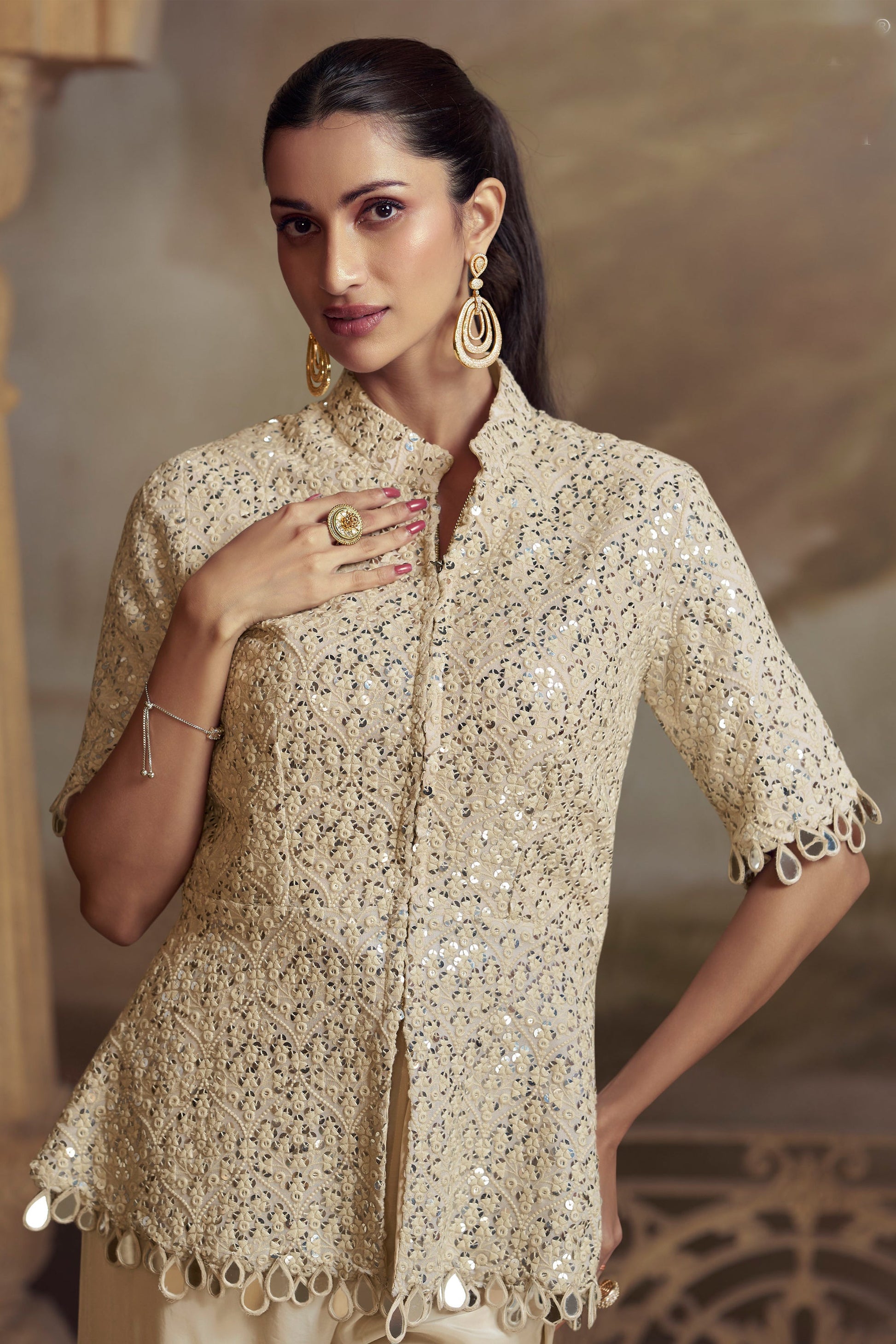 Traditional Indian Palazzo Dress for Diwali Wear