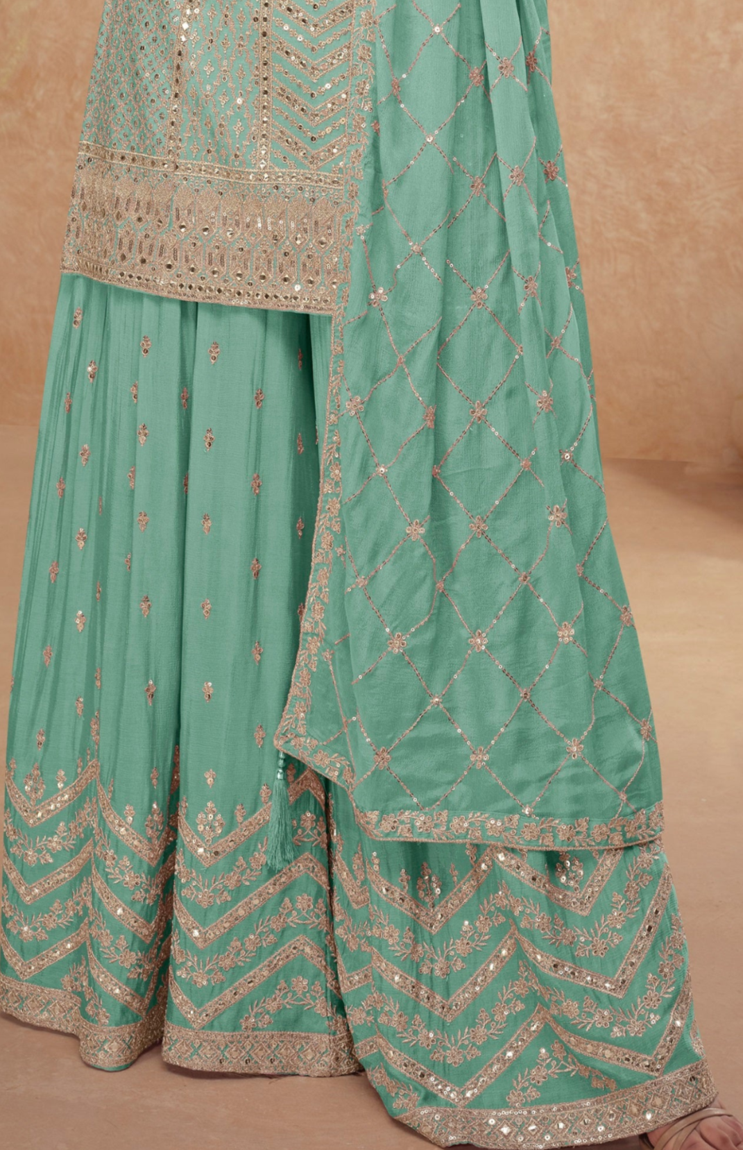 Wedding Design Traditional Palazzo Suit 