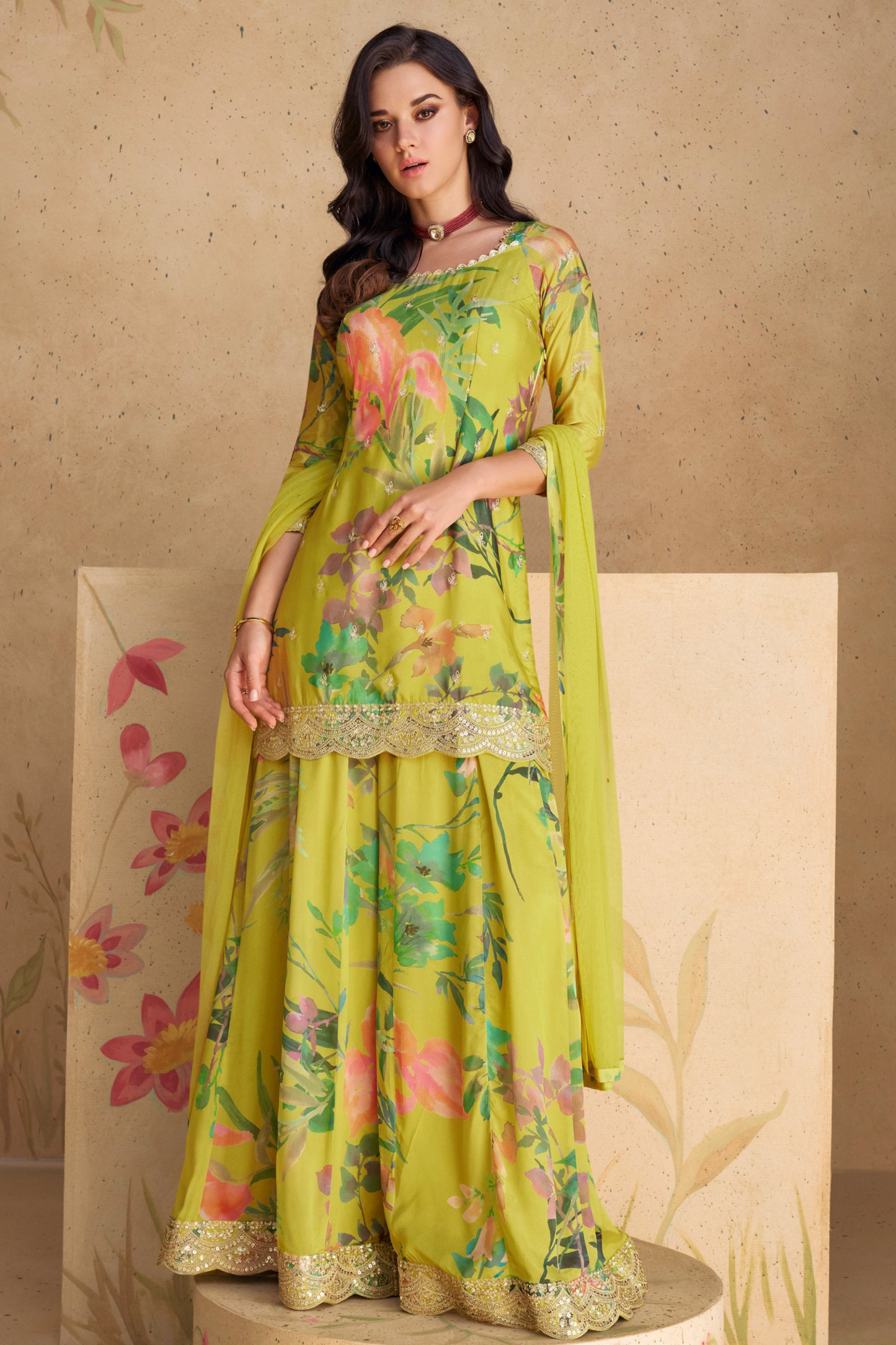 Women Stitched Designer Ready to Wear Party Outfit 