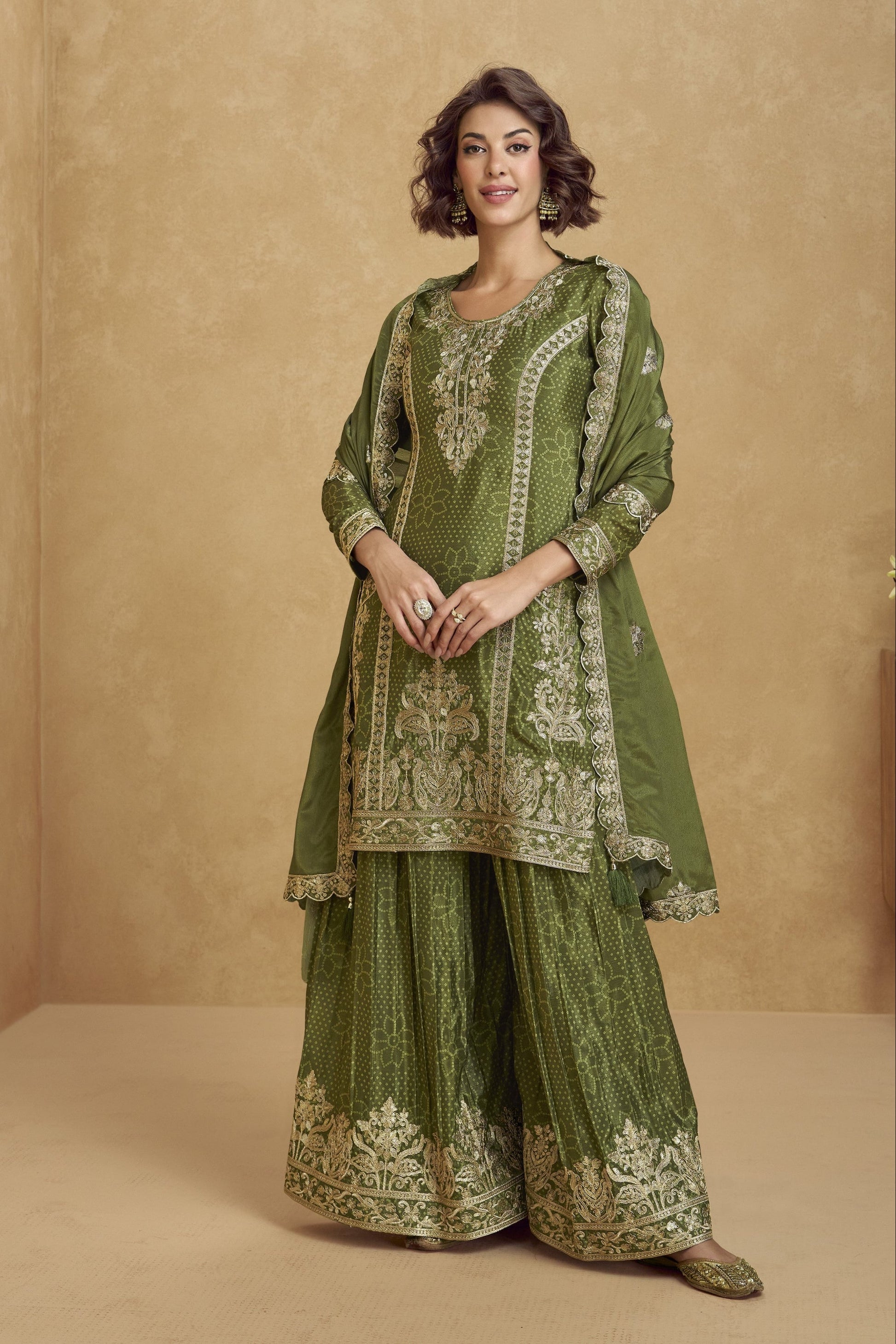 Traditional designer Ready To wear Wedding Palazzo Suit 
