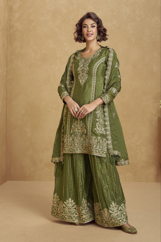 Traditional designer Ready To wear Wedding Palazzo Suit 